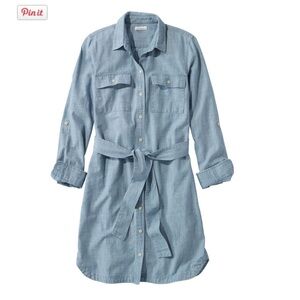 L.L.Bean Women's Signature Camp Shirt
Dress, Button-Front